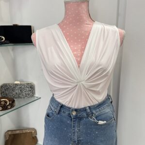 Body fruncido blanco